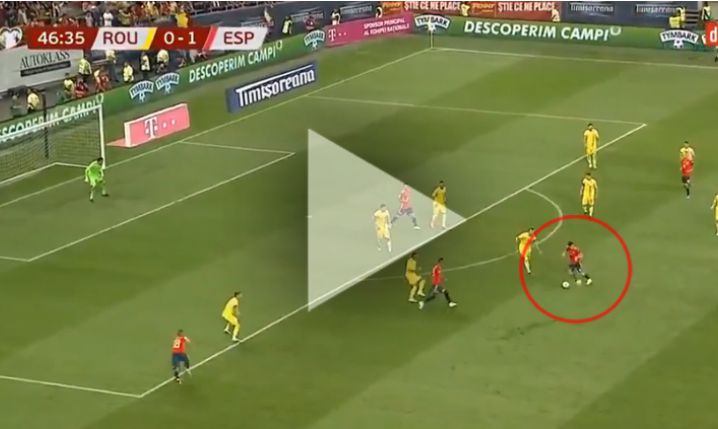 GENIALNE zagranie Ceballosa i gol Hiszpanii! [VIDEO]